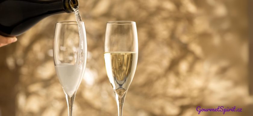 Champagne Prosecco šumivá vína naslepo